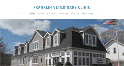 Desktop Screenshot of franklinvetclinic.com